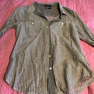 Striped light flowy blouse